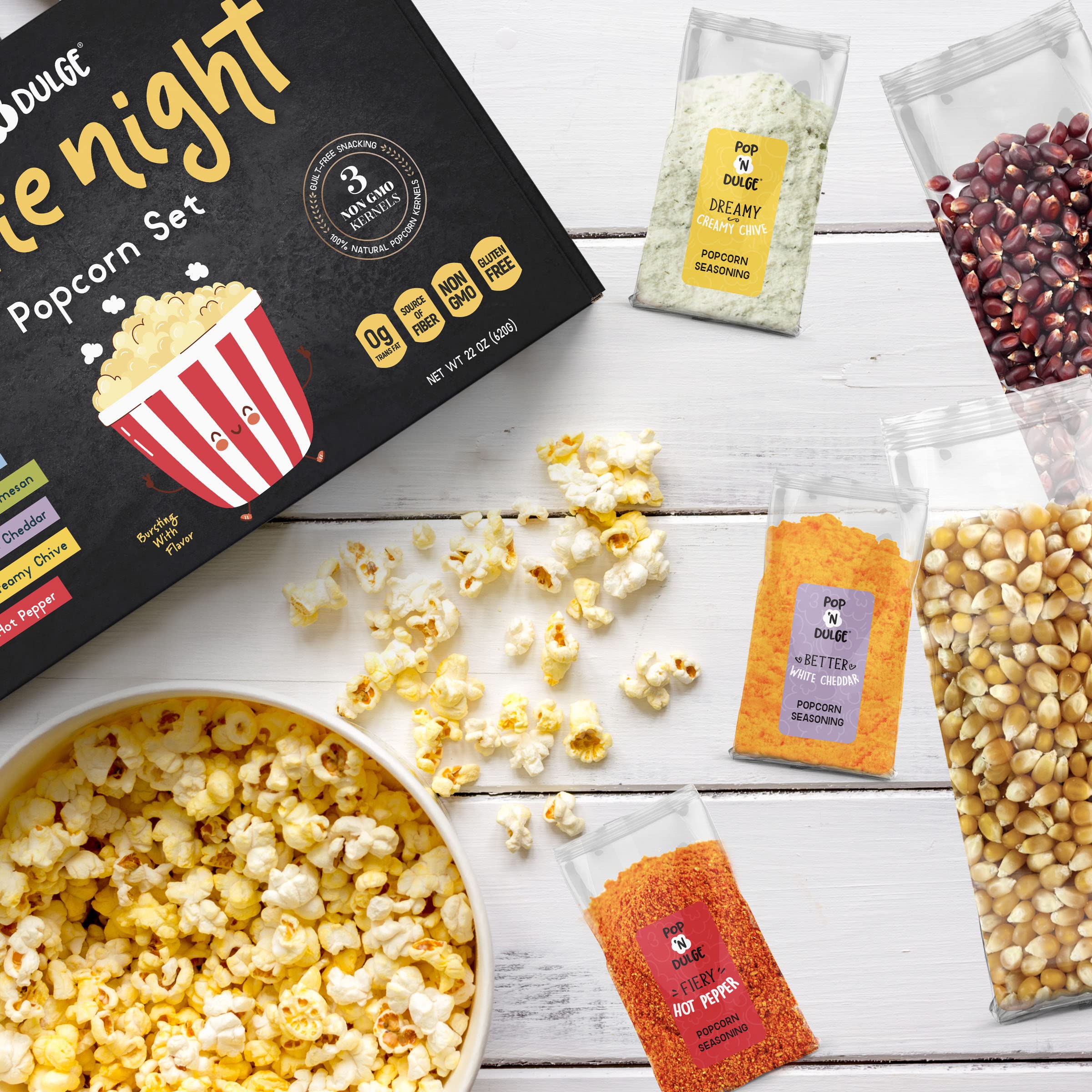 Pop n' Dulge popcorn bag in use for quick microwave convenience