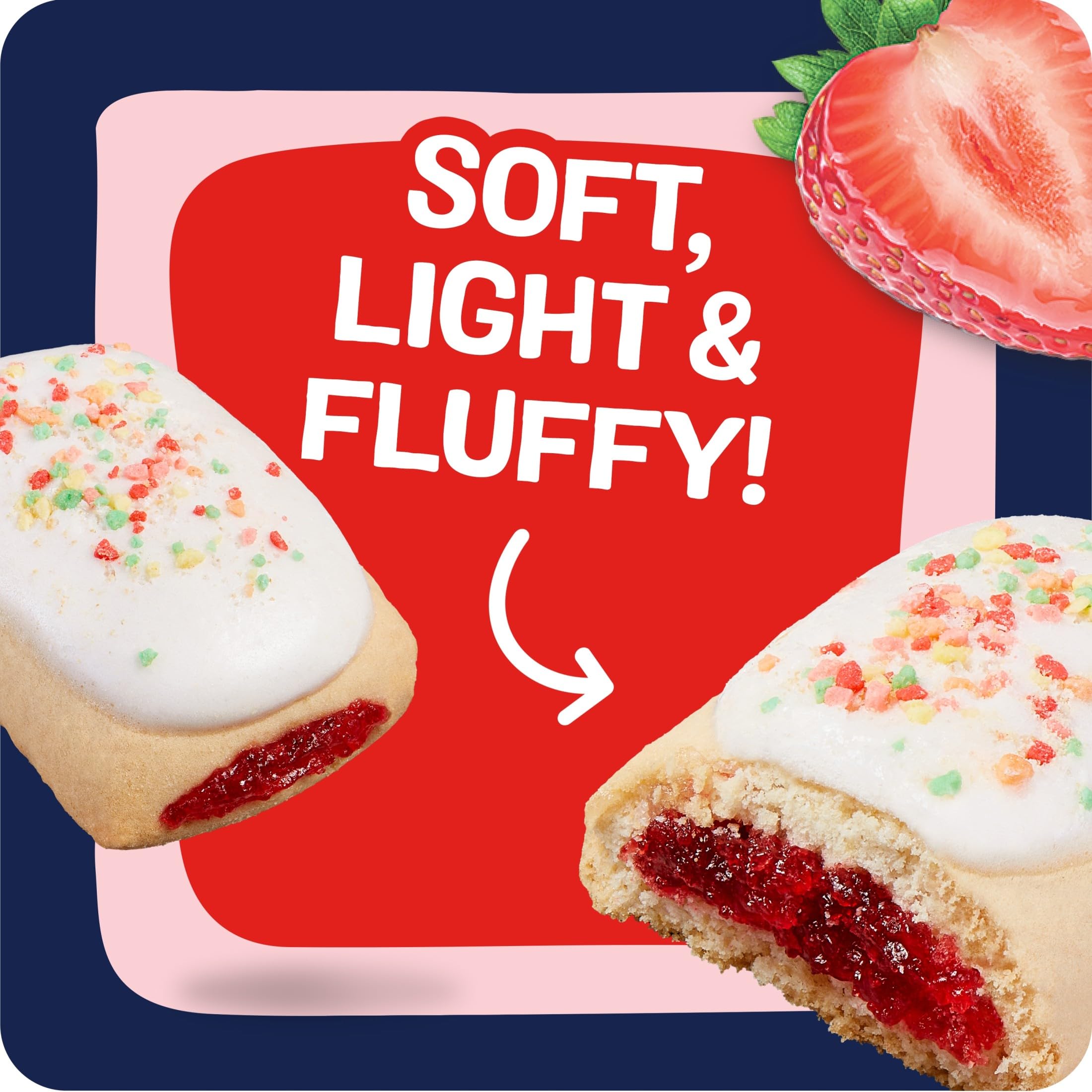 Full case of 25 Pop-Tarts pouches displaying bulk supply for families