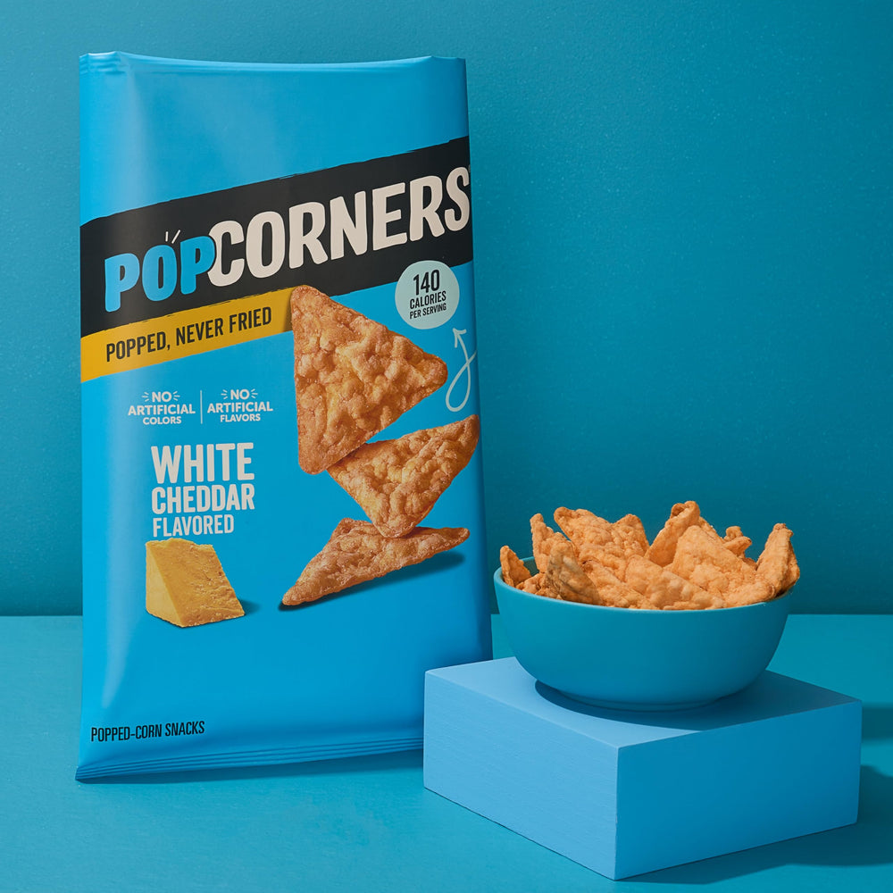 PopCorners white cheddar nutrition label and ingredients for informed choice