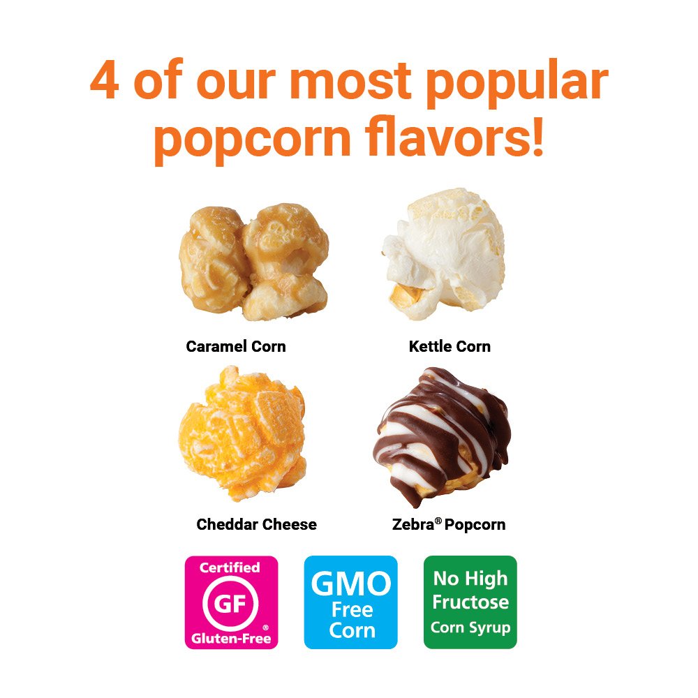 Popcornopolis Caramel texture close-up showing glossy caramel coating and sweet taste