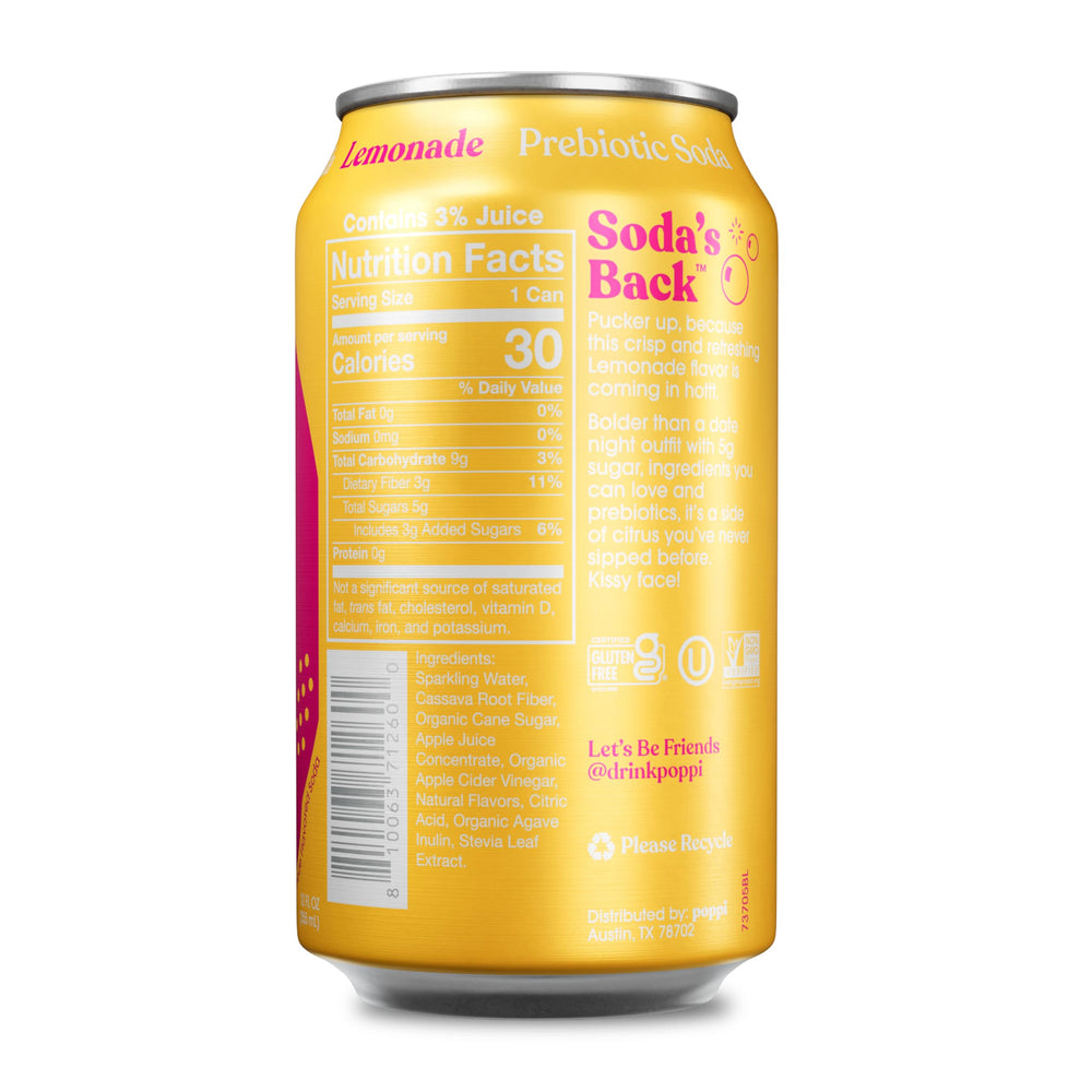 poppi close-up of can top and texture highlighting easy-open convenience