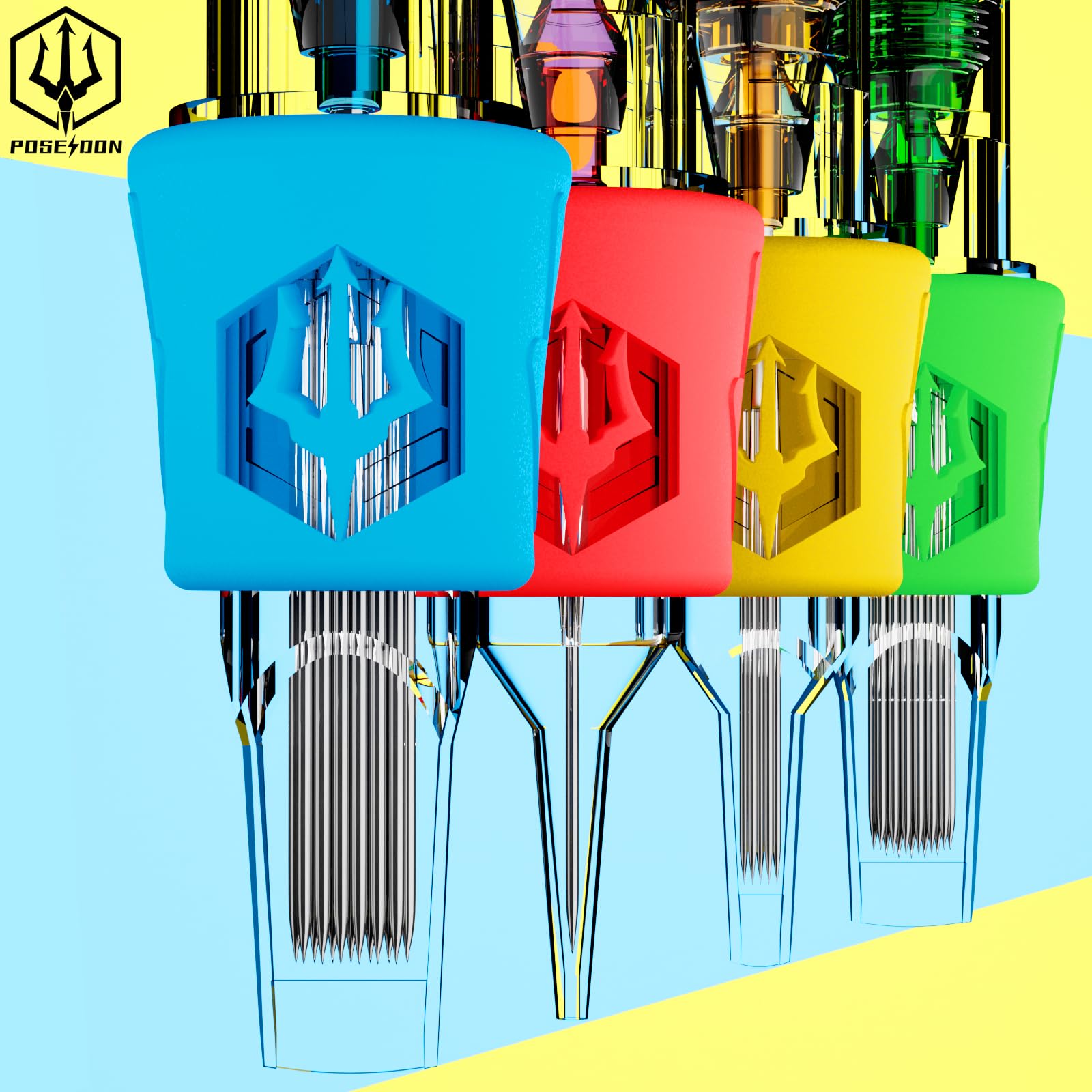 POSEIDON close-up of stainless steel needle tips showing precise control