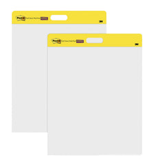 Post-it pack front view showing pad stack and included Command Strips for quick setup