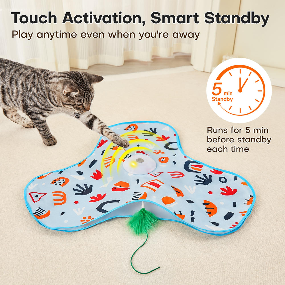 Potaroma mat detail and stitching, durable pad offers secure play