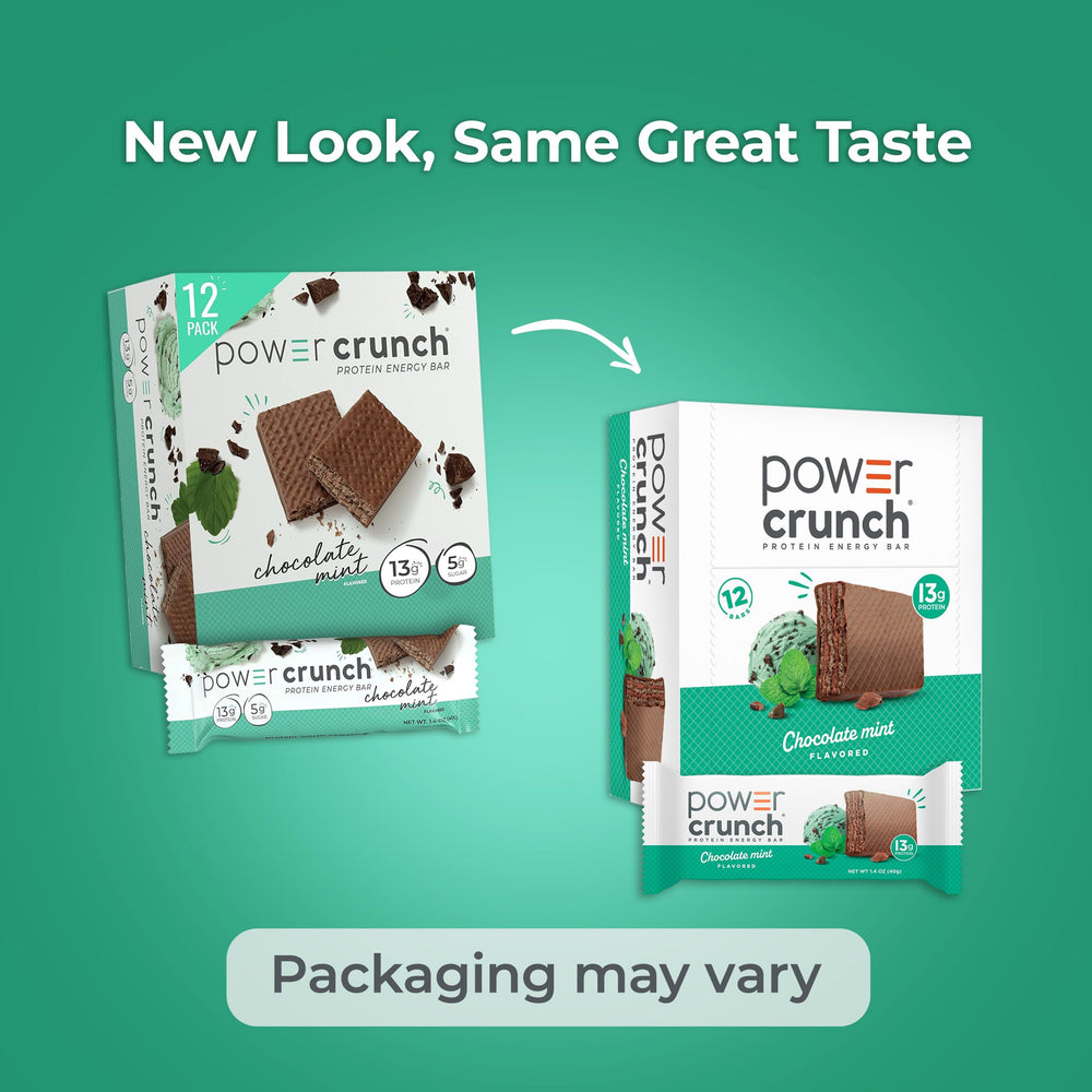 Power Crunch bar beside coffee in lifestyle setting for a satisfying snack moment