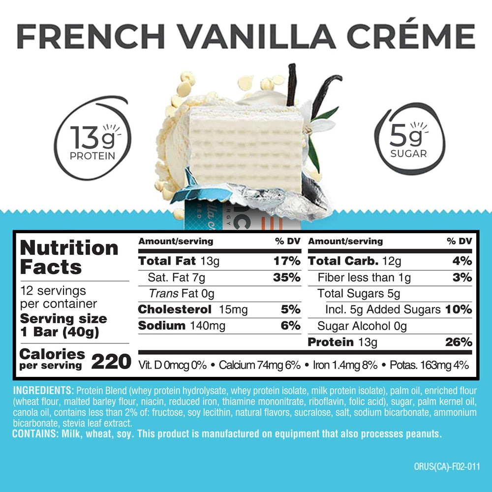 Power Crunch close-up of wafer layers highlighting crisp texture and indulgent taste
