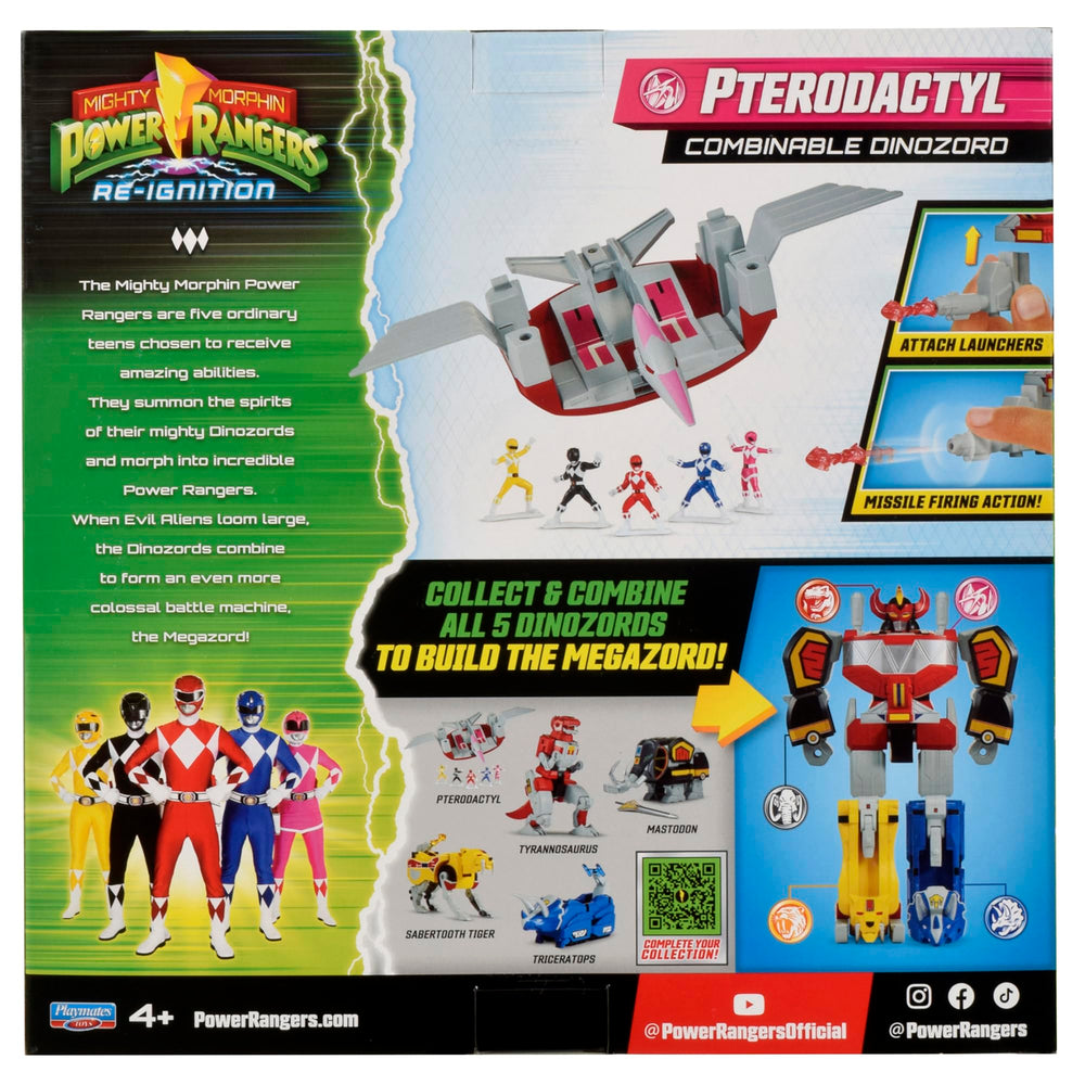 Power Rangers Pterodactyl in a kid play scene showing imaginative battle action