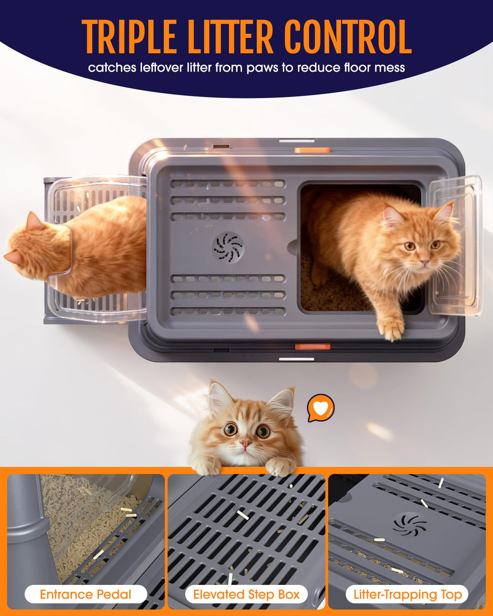 Powools top open mode with visible activated-carbon filter for continuous odor control