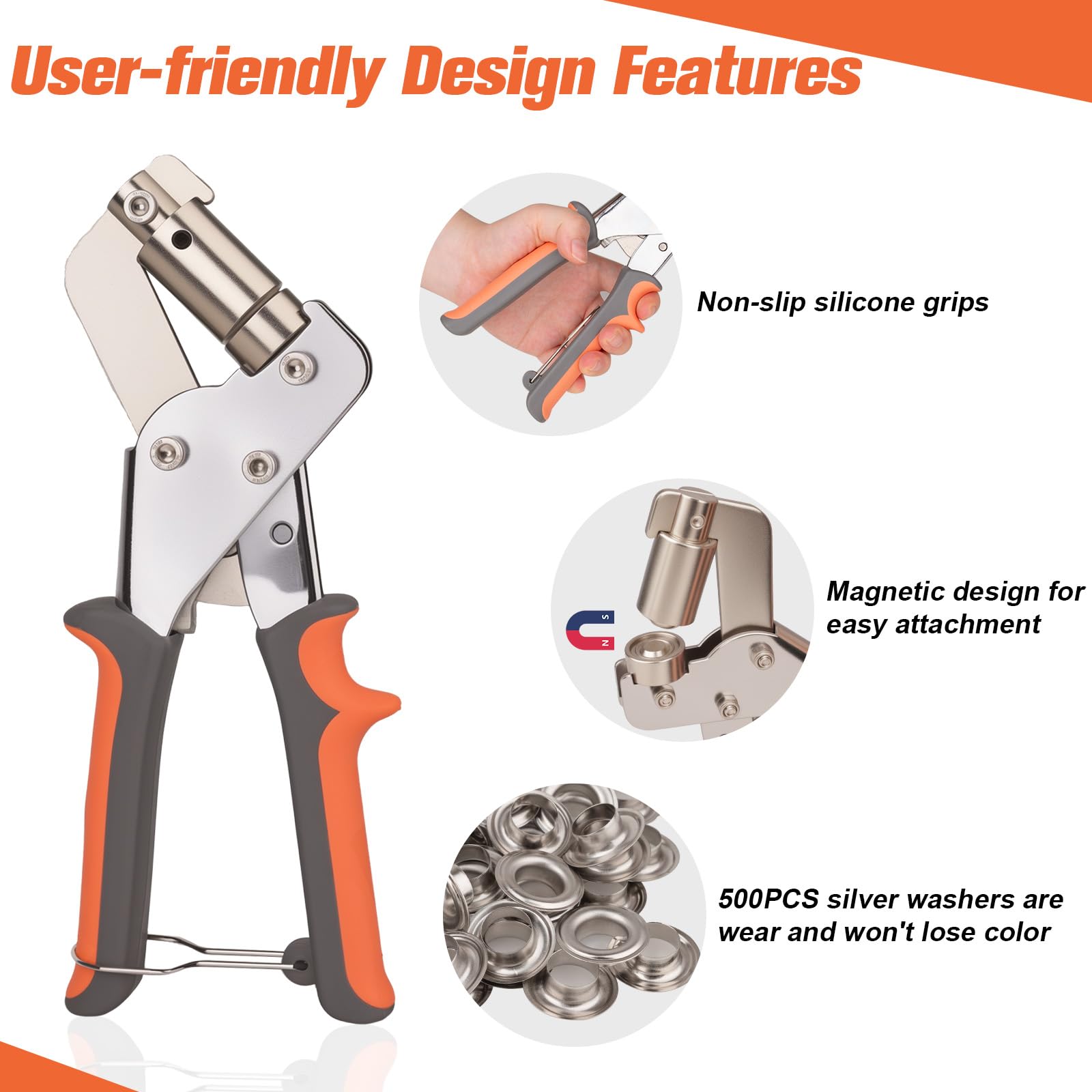 ppkbbeb setter handle with silicone grip and spring for comfortable repeat use