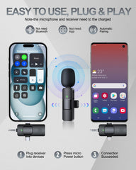 PQRQP close-up of microphone head showing high-sensitivity capsule for clearer voice capture