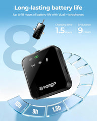 PQRQP microphone windcover detail reducing wind noise for outdoor clarity