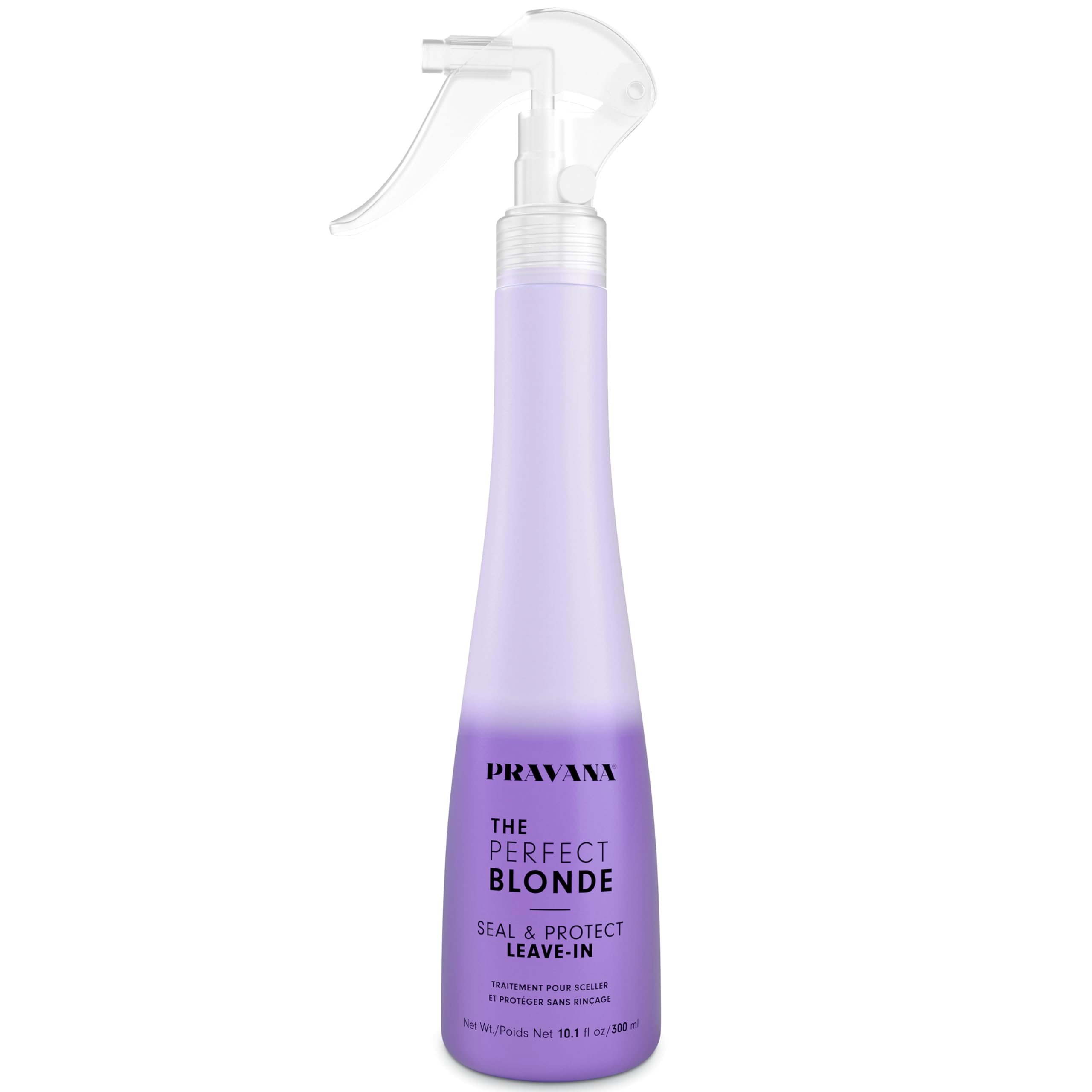 PRAVANA front bottle view showing product packaging and branding benefits