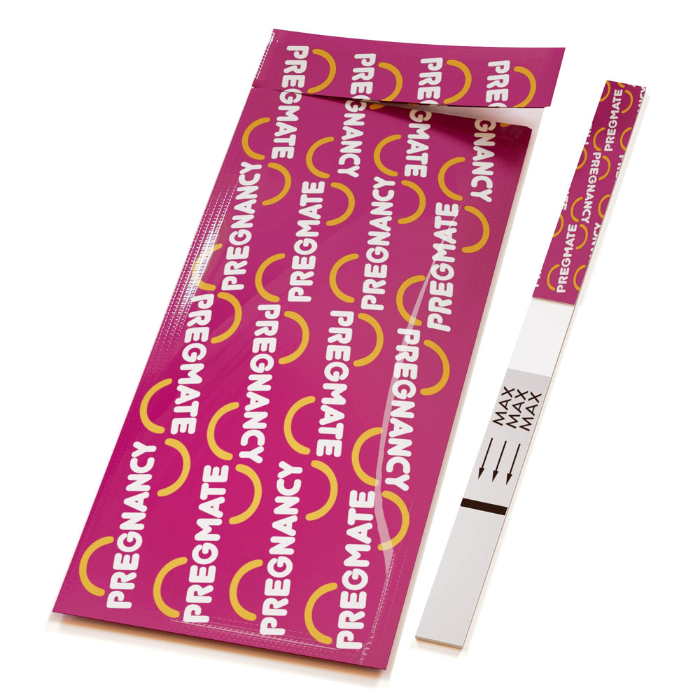 PREGMATE result lines comparison illustrating how to interpret ovulation and pregnancy