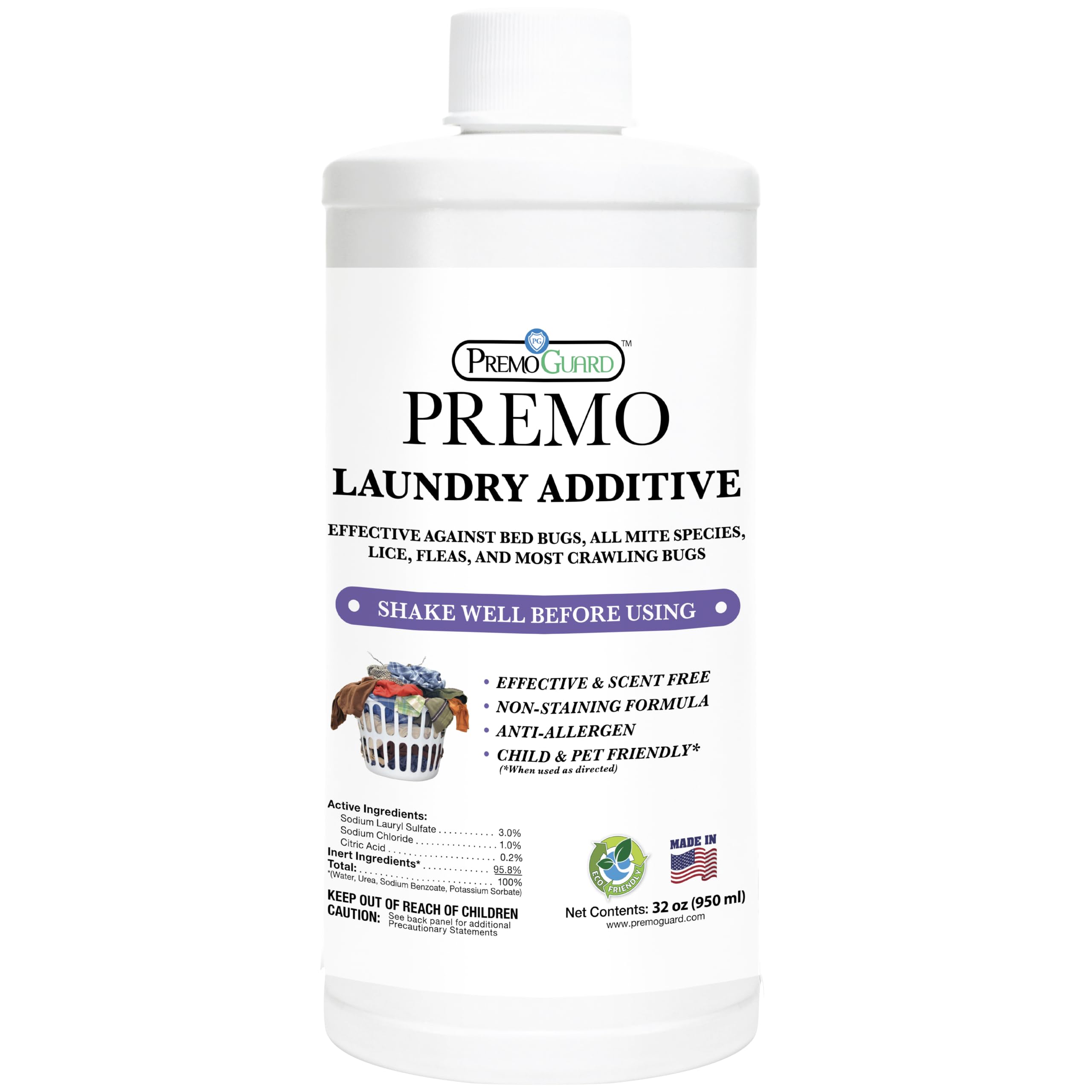 Premo Guard front packaging showing label and scent-free benefit