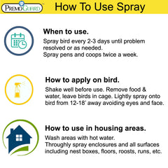 Premo Guard label detail highlighting natural ingredients and safety benefits