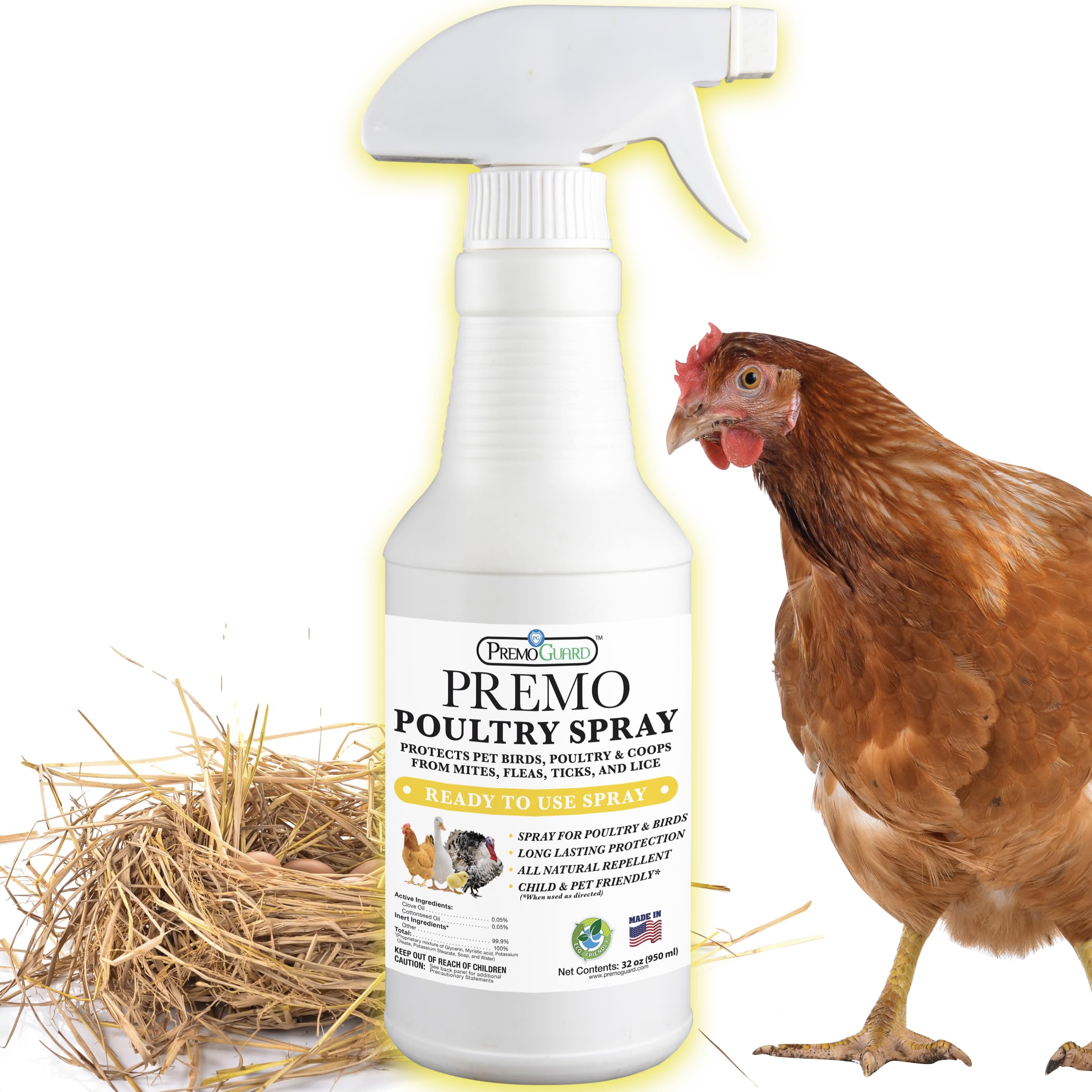 Premo Guard liquid drop on surface showing clear texture and fast action