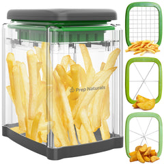 Prep Naturals front view of cutter showing compact design and easy storage benefit