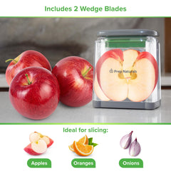 Prep Naturals safety glove beside blades showing secure handling and user protection