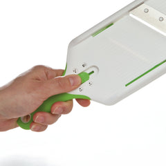 PrepSolutions close-up of stainless-steel blade highlighting precise, durable cutting