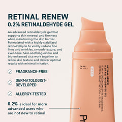 Prequel gel texture close-up showing lightweight spreadability benefit