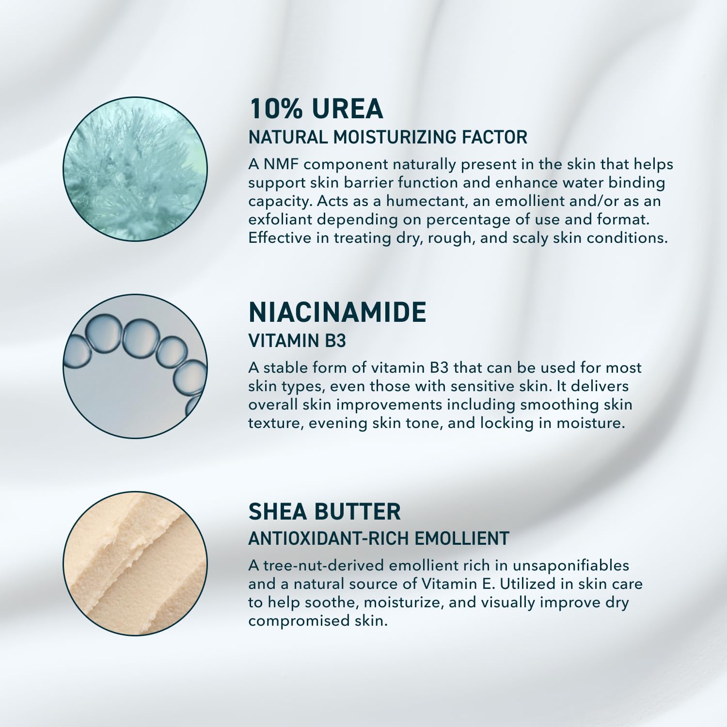 Prequel cream texture close-up highlighting smooth hydrating formula