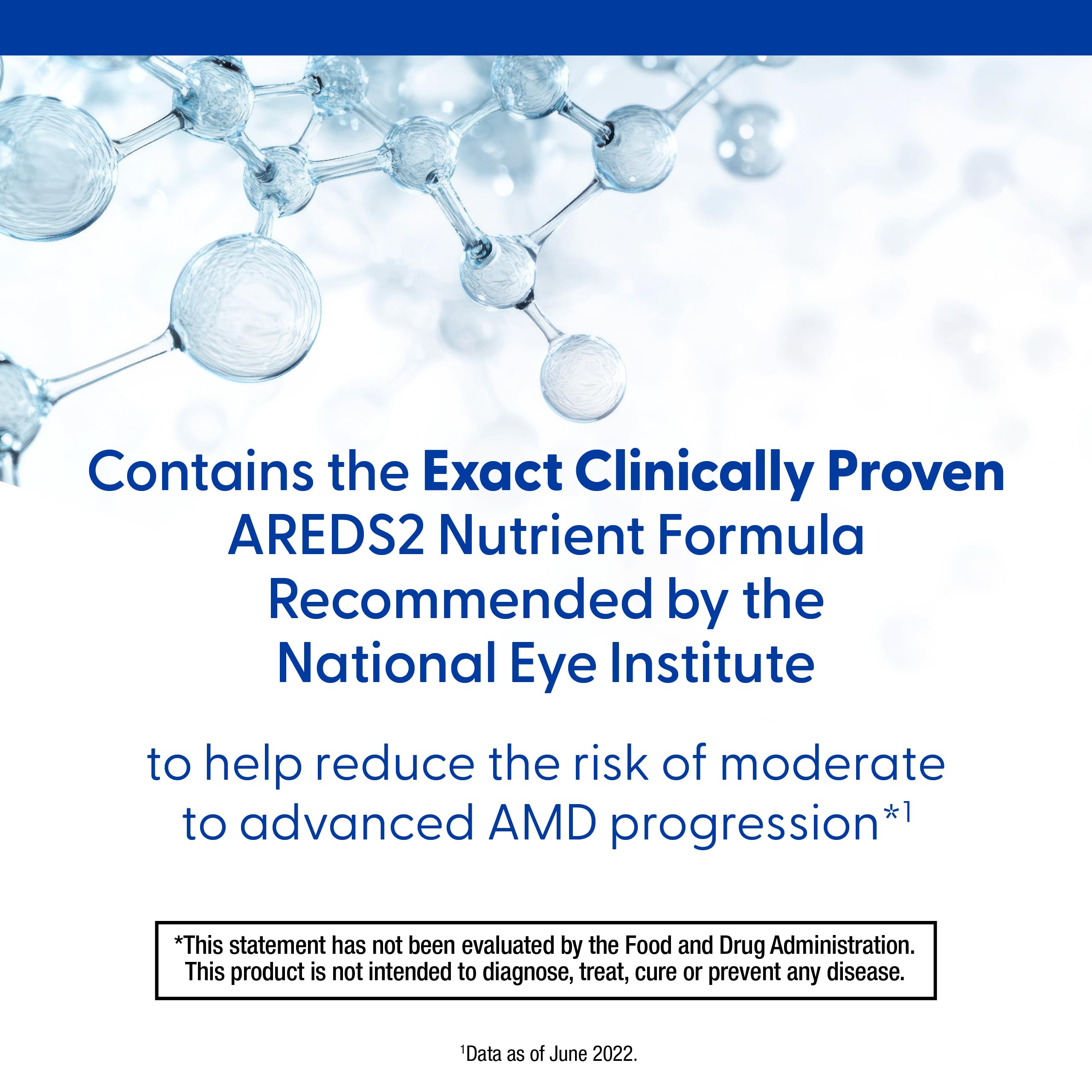 PreserVision bottle beside a teaspoon to show size and 90 softgels supply benefit