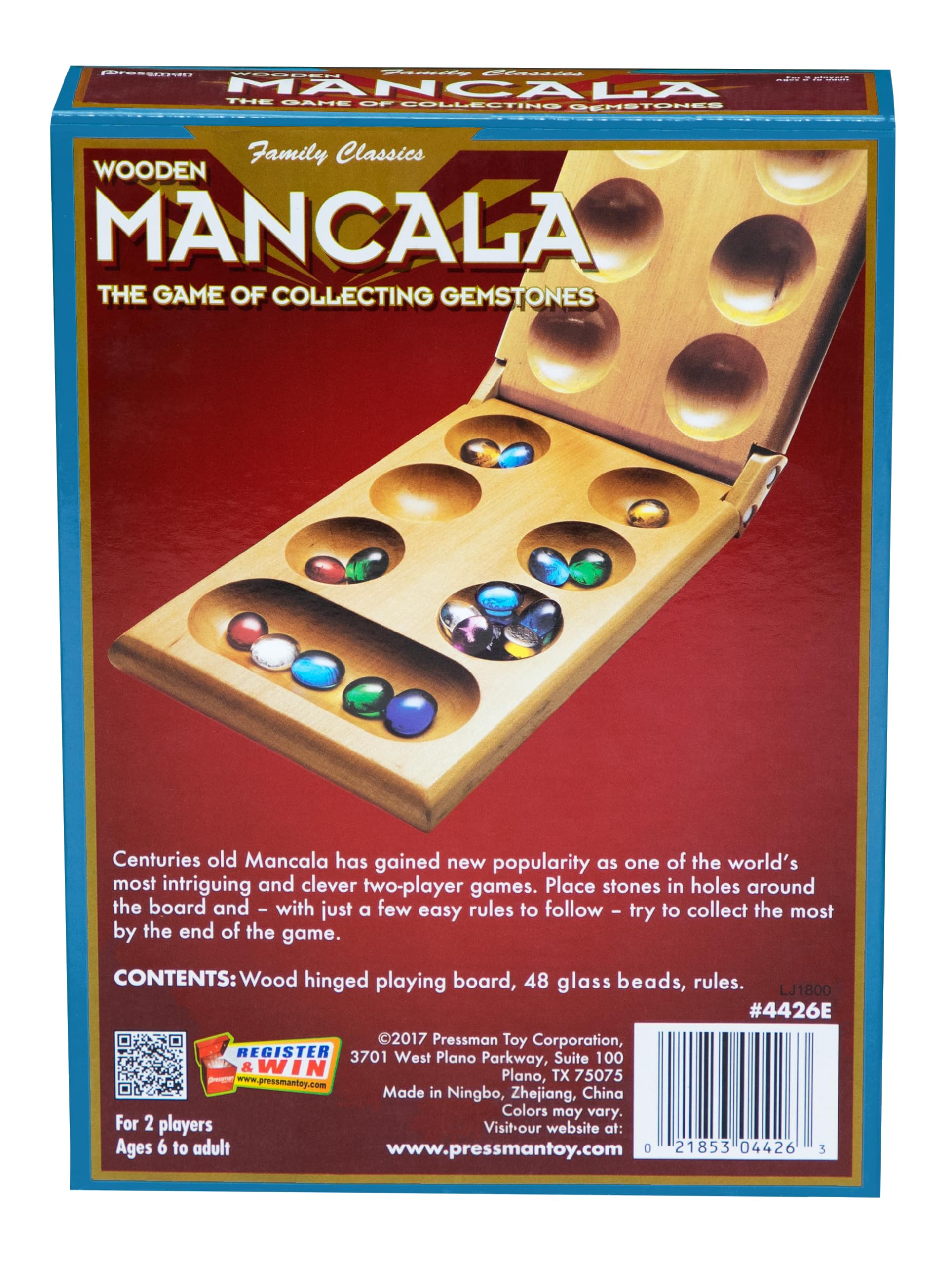 Pressman mancala action play with two players demonstrating strategic turns
