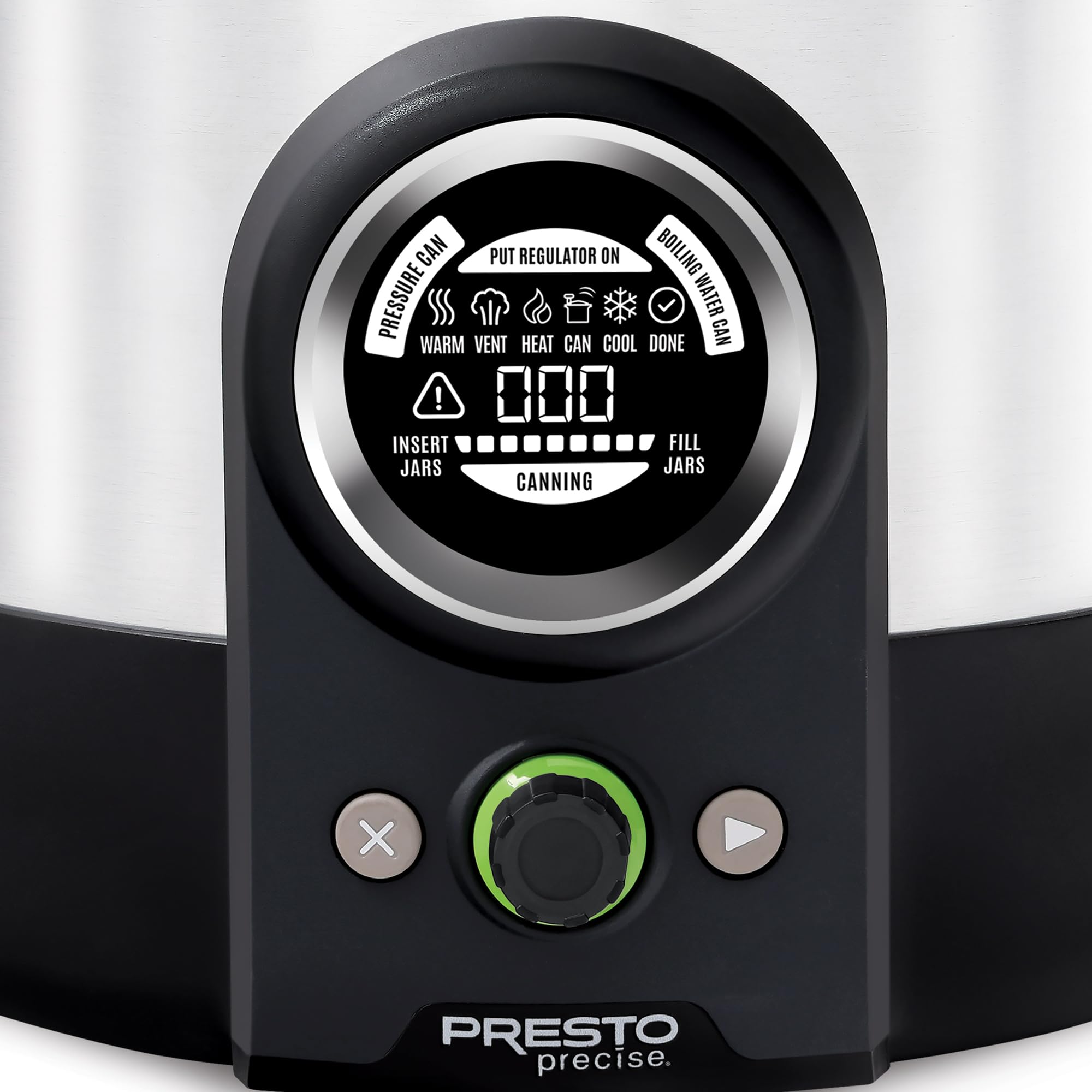 Presto polished aluminum detail for durable long-lasting performance