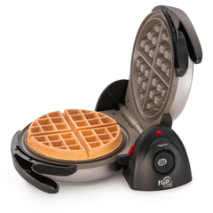 Presto front view showing FlipSide waffle maker and user-friendly controls