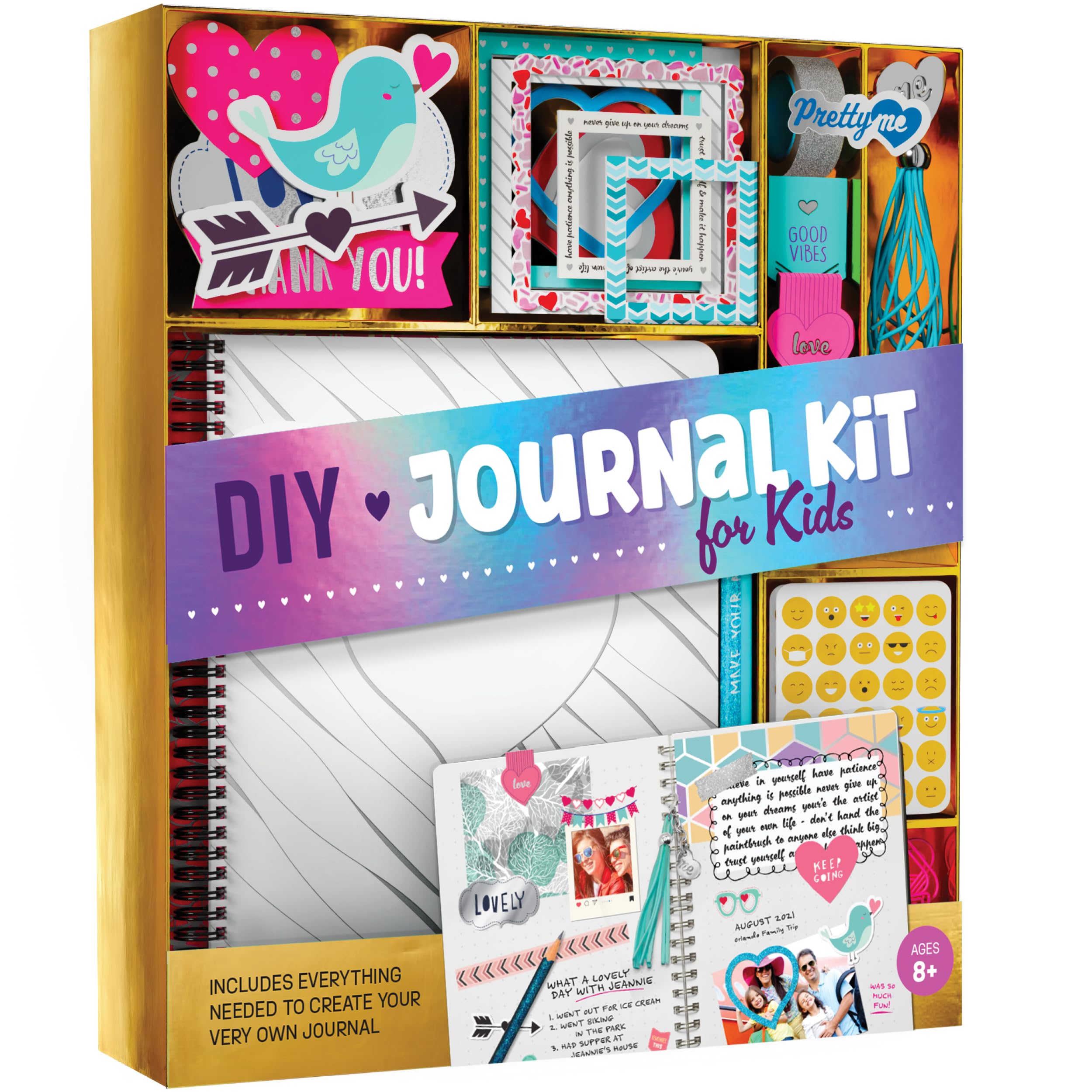 Pretty Me front view of boxed kit showing gift-ready packaging and variety