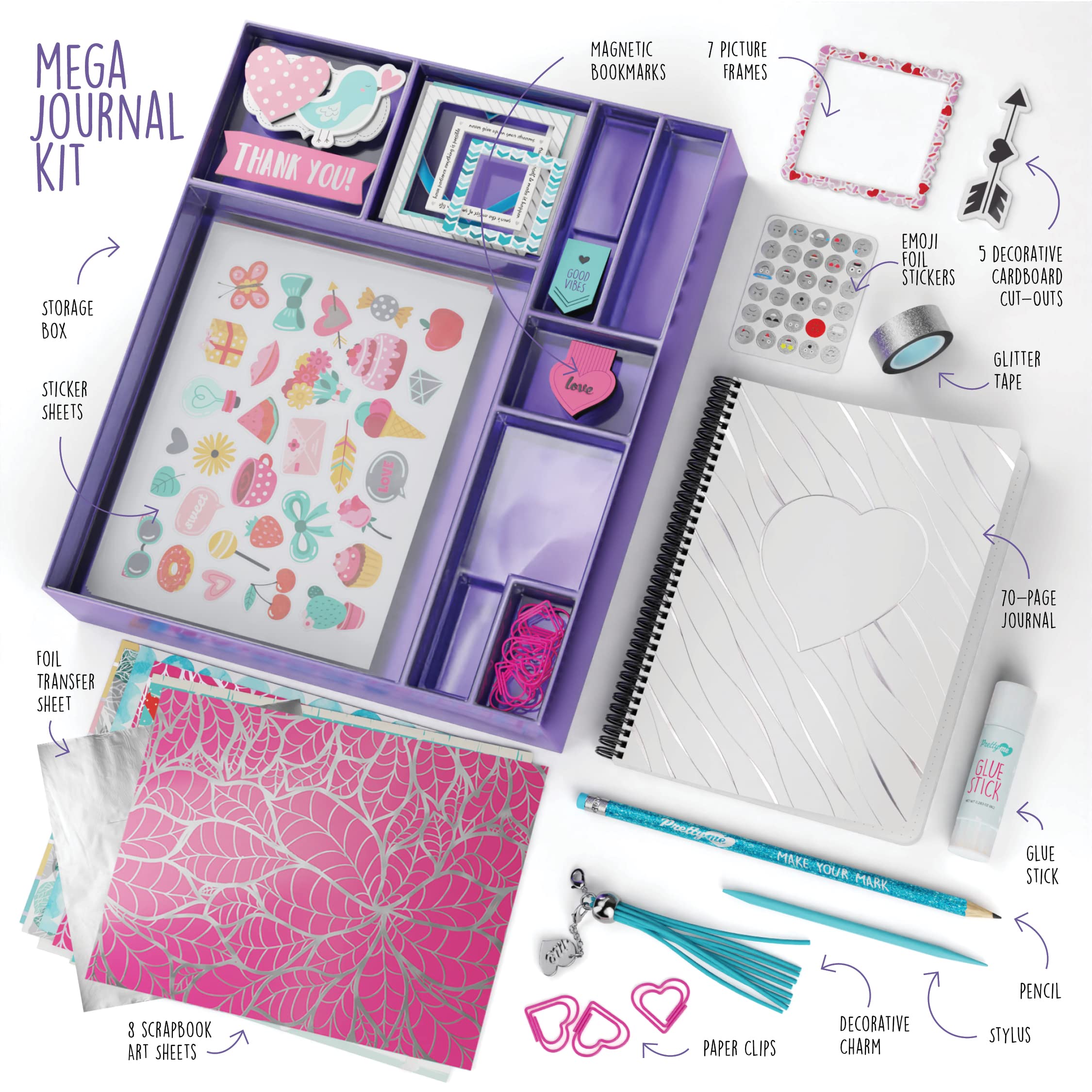 Pretty Me close-up of patterned papers offering texture and design options