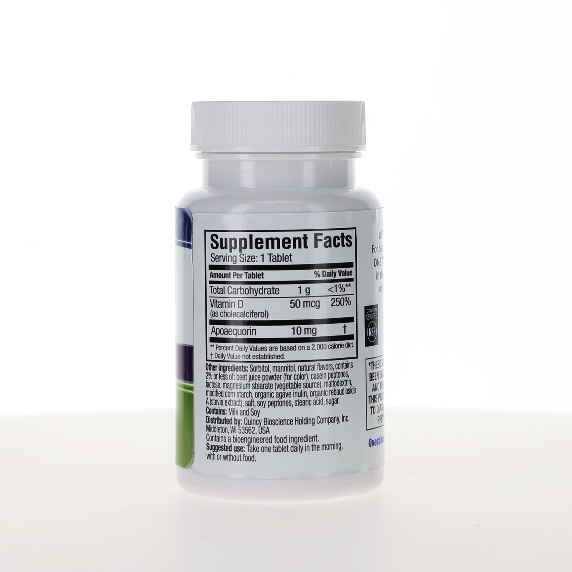 Prevagen close-up of chewable tablet texture showing easy-to-chew benefit