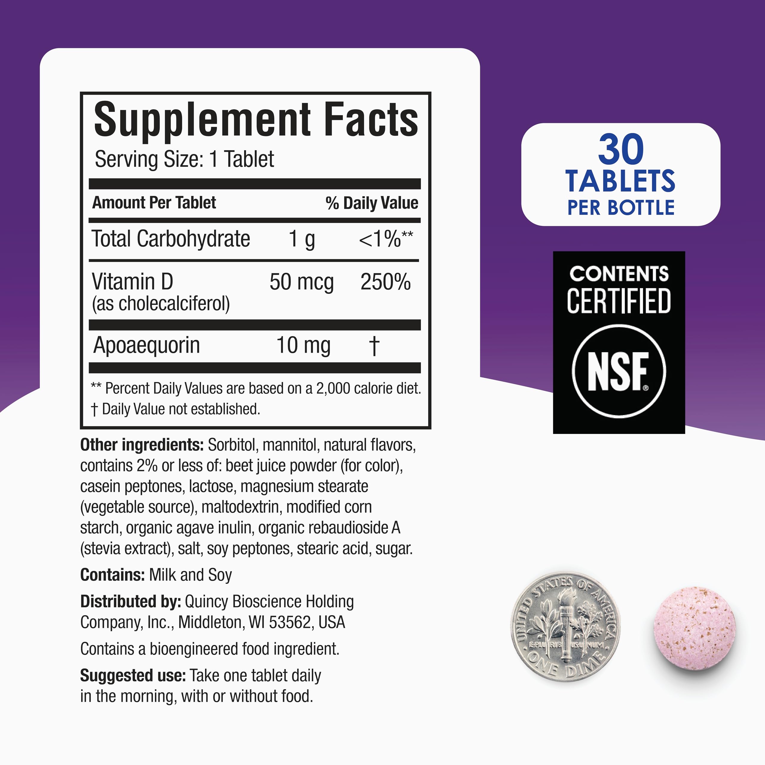 Prevagen chewables beside fresh berries for appealing mixed berry flavor