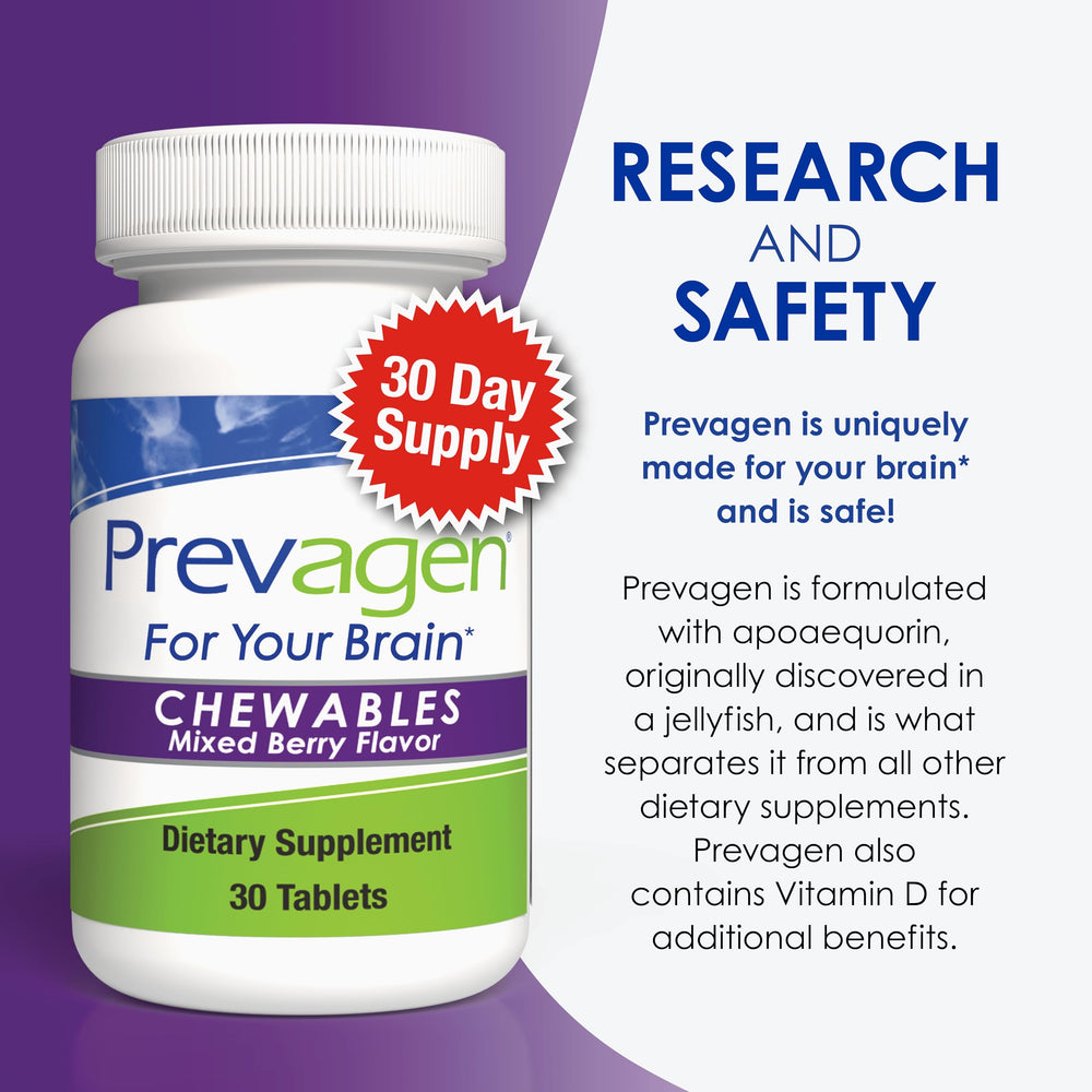 Prevagen chewables on a morning tray showing quick routine use
