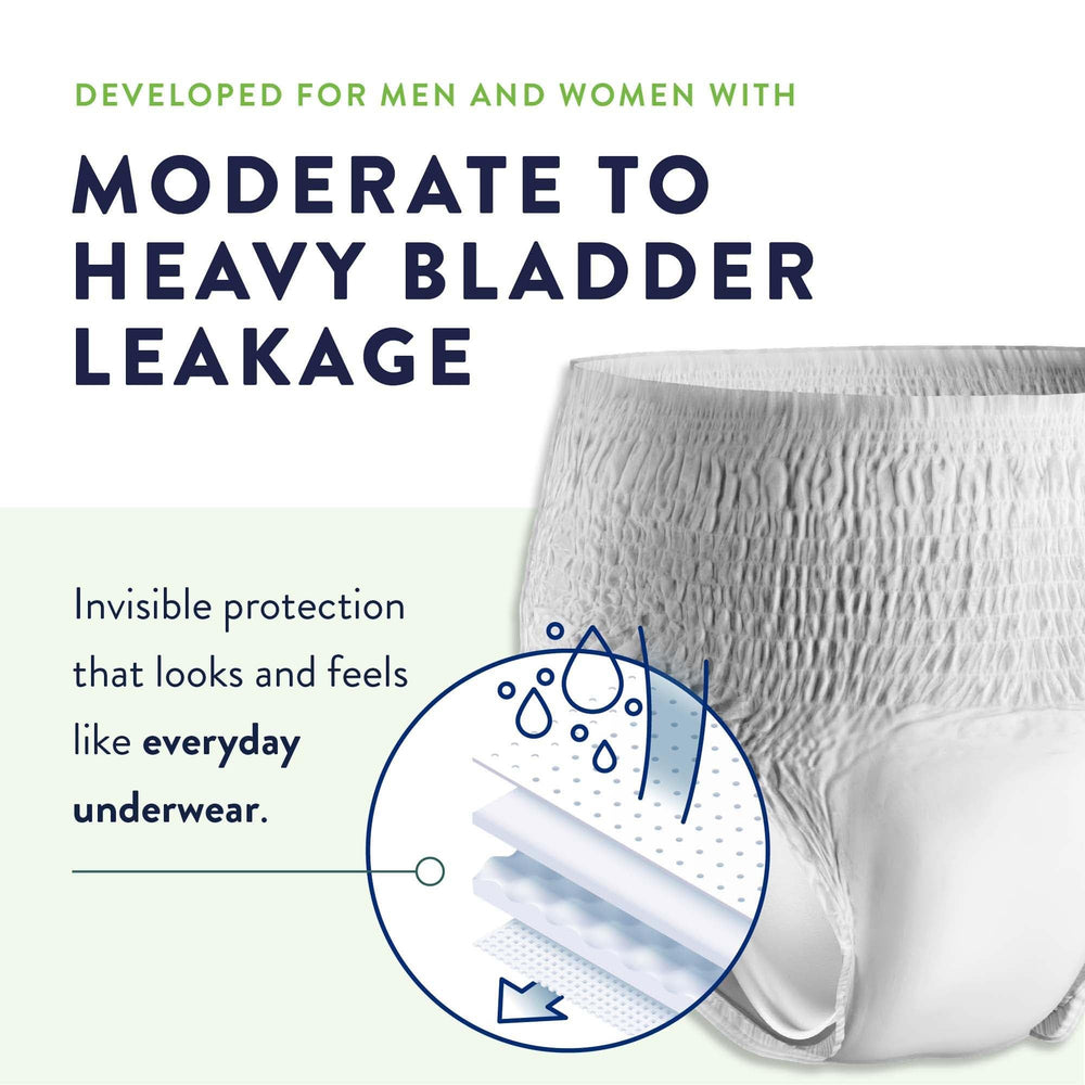 Prevail tear-away seam detail enabling quick, dignified removal