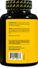 Primaforce bottle next to a ruler showing size and 270-capsule supply benefit