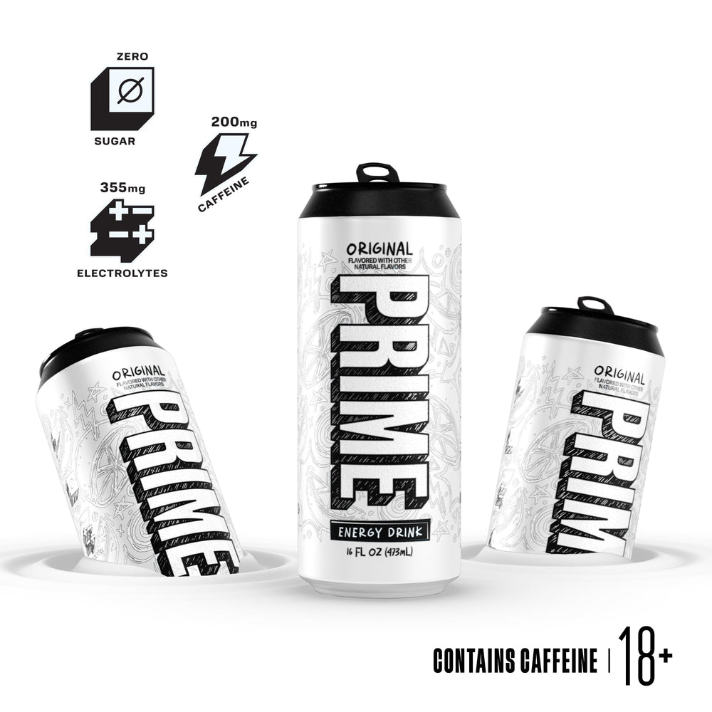 PRIME HYDRATION close-up of carbonation and texture benefit: refreshing, crisp mouthfeel