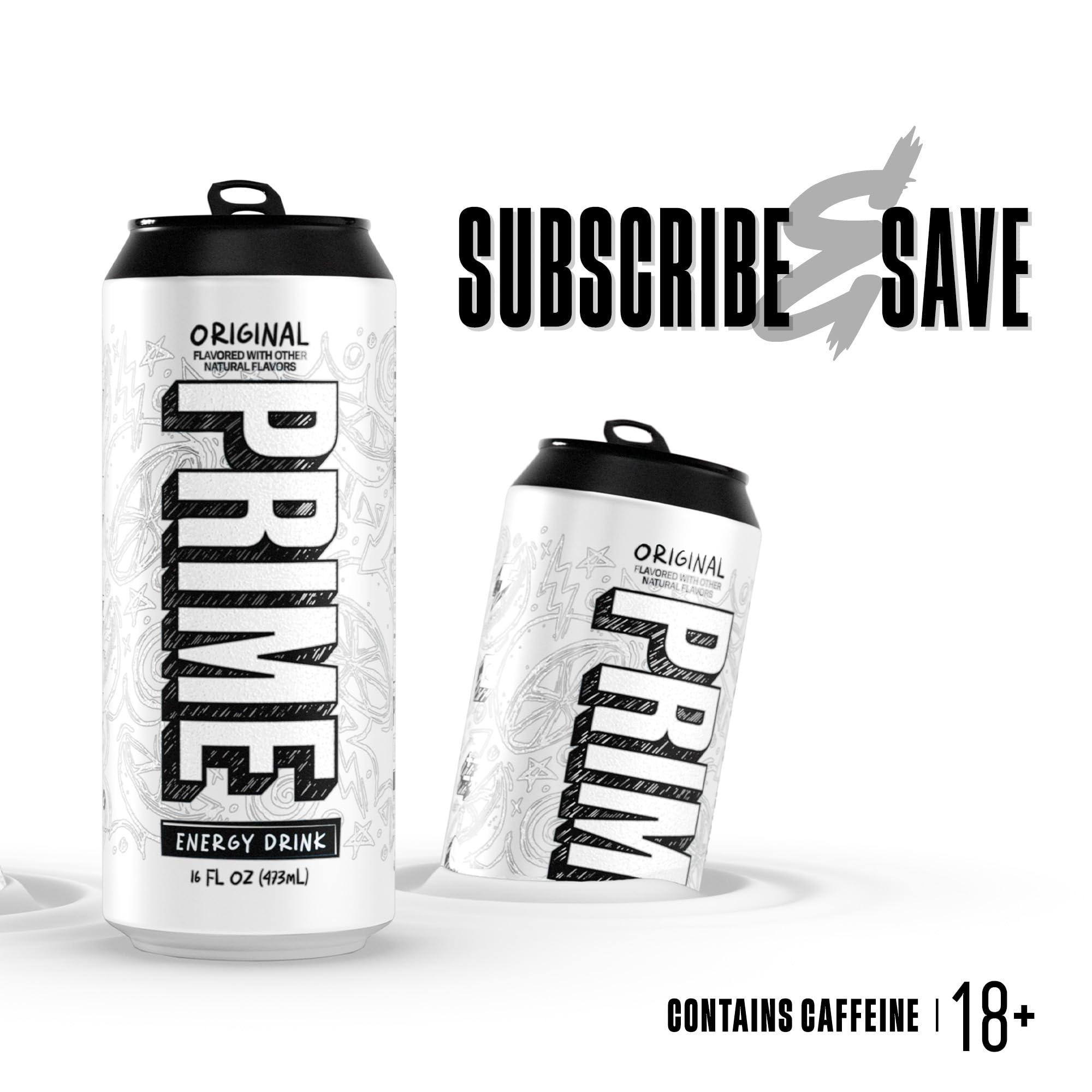 PRIME HYDRATION can beside gym gear conveying pre- or post-workout use benefit: practical energy boost