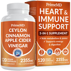 PrimeMD front bottle view showing label and supplement benefits for daily wellness