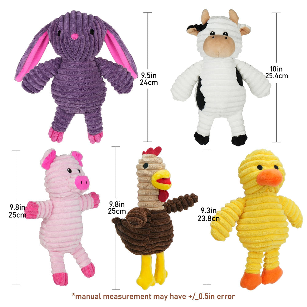 PrimePets brown rooster toy stitched seams visible for durability benefit