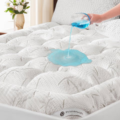 Primesoft front view of king size topper showing plush pillow-top comfort