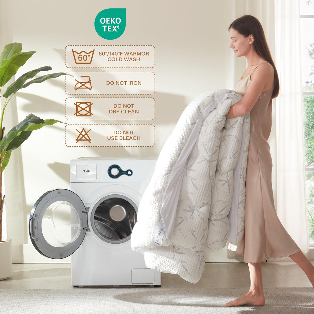 Primesoft fabric label and texture highlighting breathable material