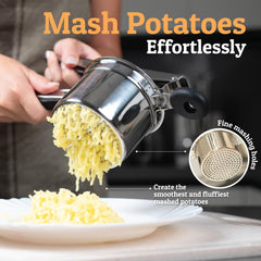 PriorityChef 15oz deep basket close-up for larger batches and faster ricing