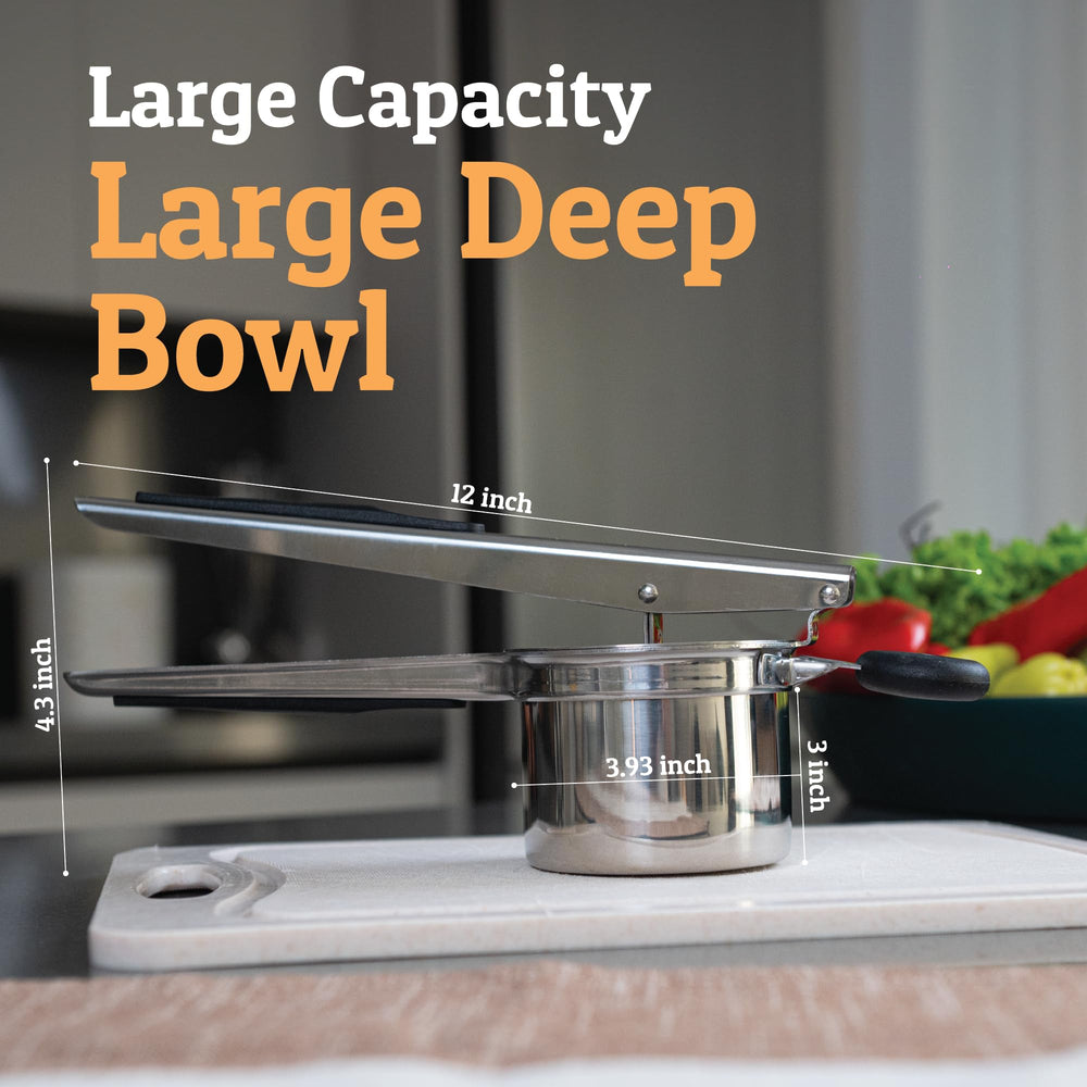 PriorityChef dishwasher safe and rustproof label highlighting easy cleanup benefit