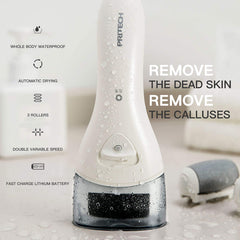 PRITECH LED light illuminating heel for precise callus removal