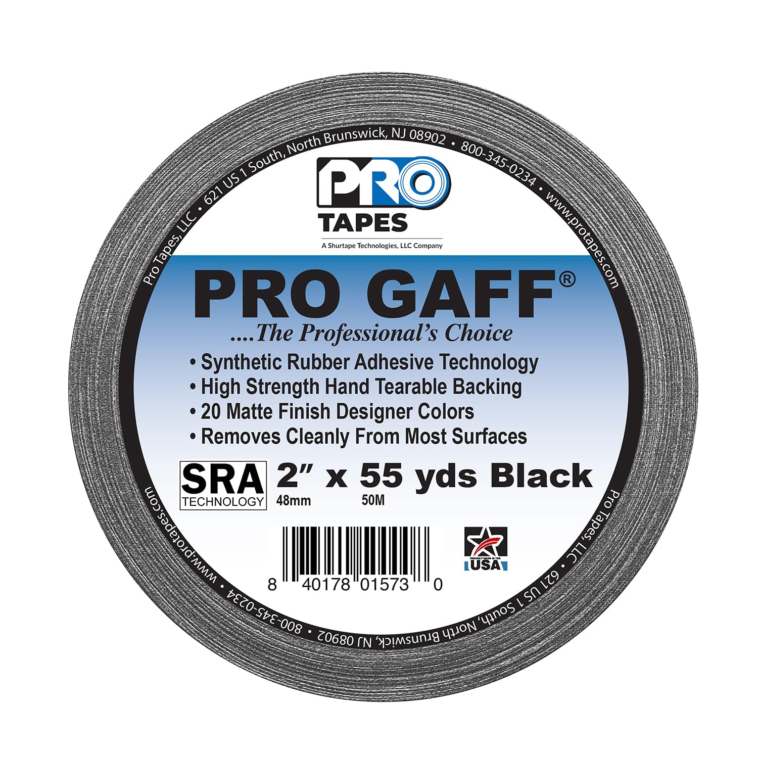 Pro Gaffer close-up of cloth texture highlighting durability and matte finish