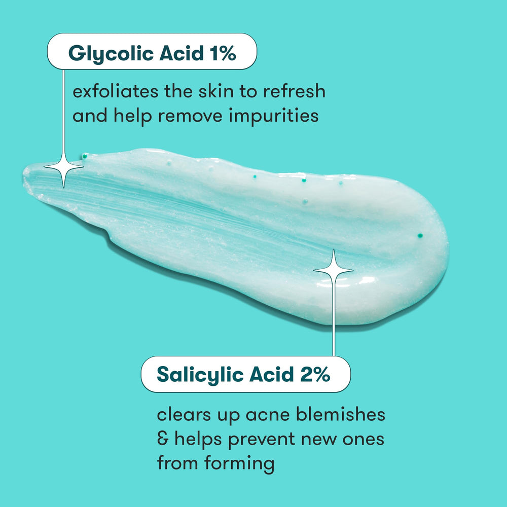 Proactiv in-shower use demonstrating gentle lather on back for clearer skin