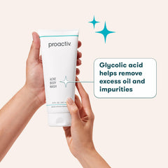 Proactiv texture close-up showing creamy gel and dissolving exfoliating beads