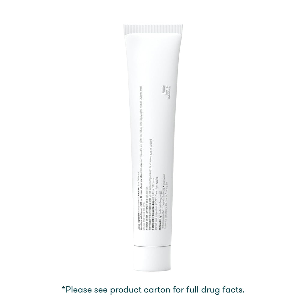Proactiv MD gel applied to cheek demonstrating targeted acne treatment benefit