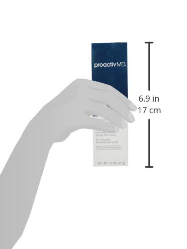Proactiv MD gel on bathroom counter in skincare routine showing daily-use convenience